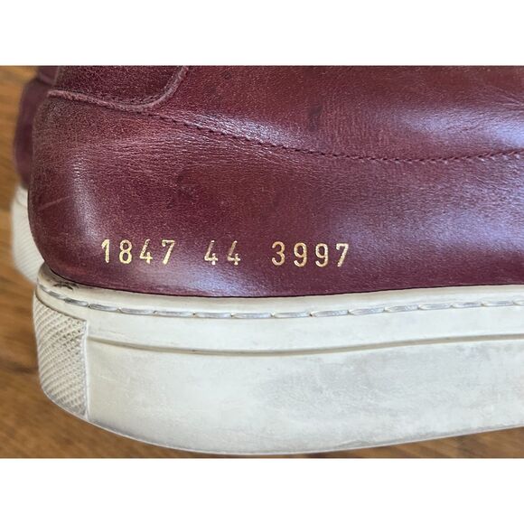 COMMON PROJECTS Maroon Slip On Loafer Shoes  Mens Size EU 44 US 11 - Picture 6 of 9